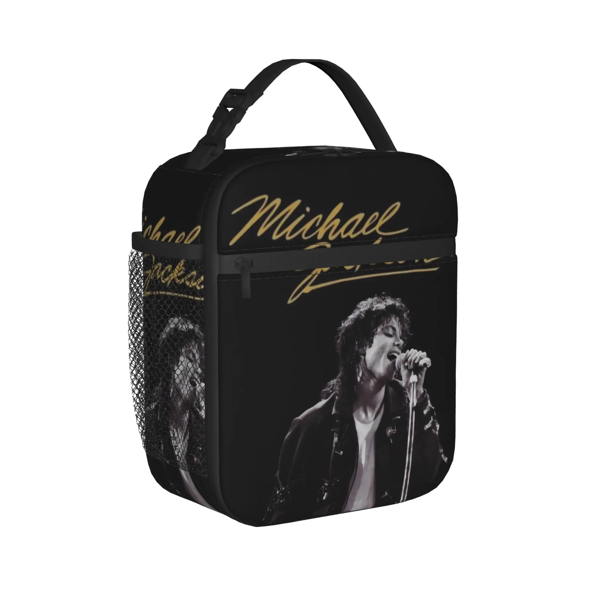 Insulated Lunch Bags Singer Michael Jacksons MJ Tour 2026 Merch Food Box INS Trendy Thermal Cooler Lunch Box For School