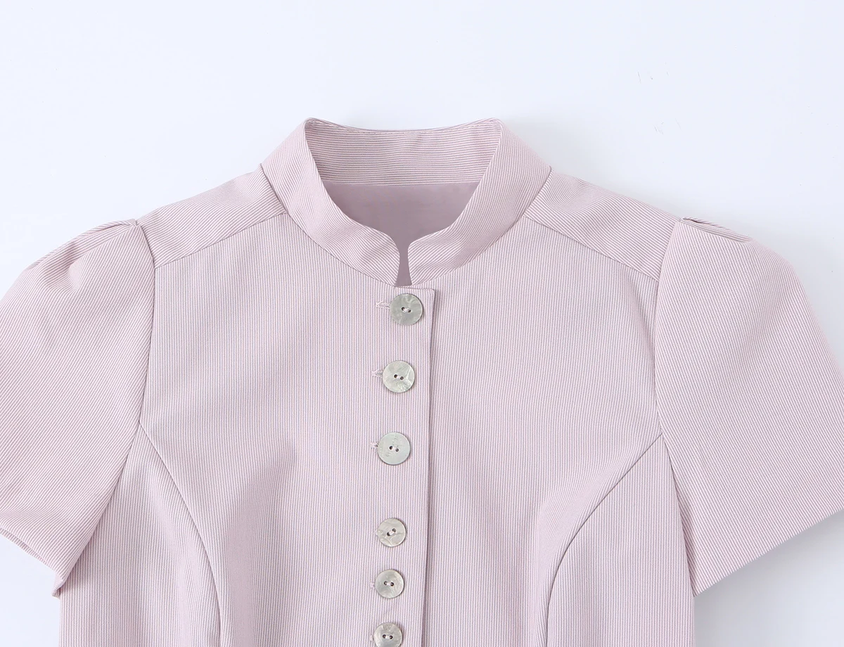 Women Chic Leisure Slim Short Sleeve Shirt KONDALA 2026 Summer Trendy Single-Breasted Tops Female High Street Commute Shirts Top