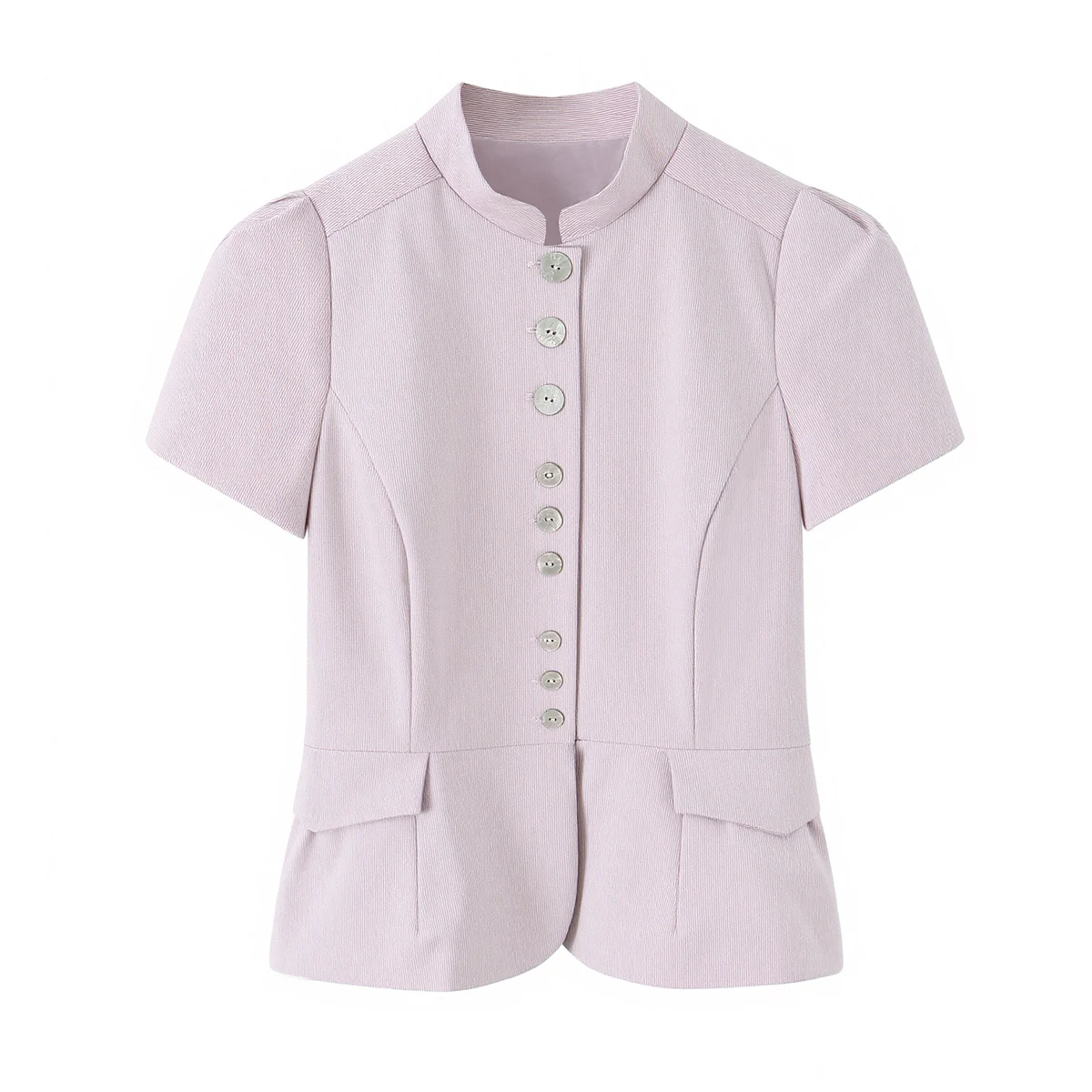 Women Chic Leisure Slim Short Sleeve Shirt KONDALA 2026 Summer Trendy Single-Breasted Tops Female High Street Commute Shirts Top