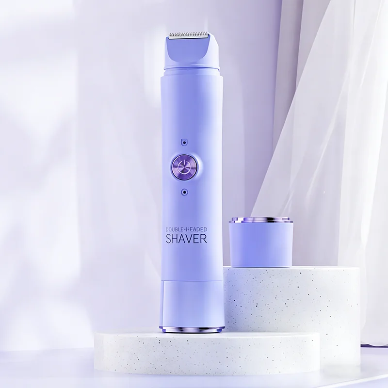 Electric Shaver for Woman Double Head Dual Purpose Female Razor Body Epilator Leg Underarm Bikini Electric Hair Remover Trimmer
