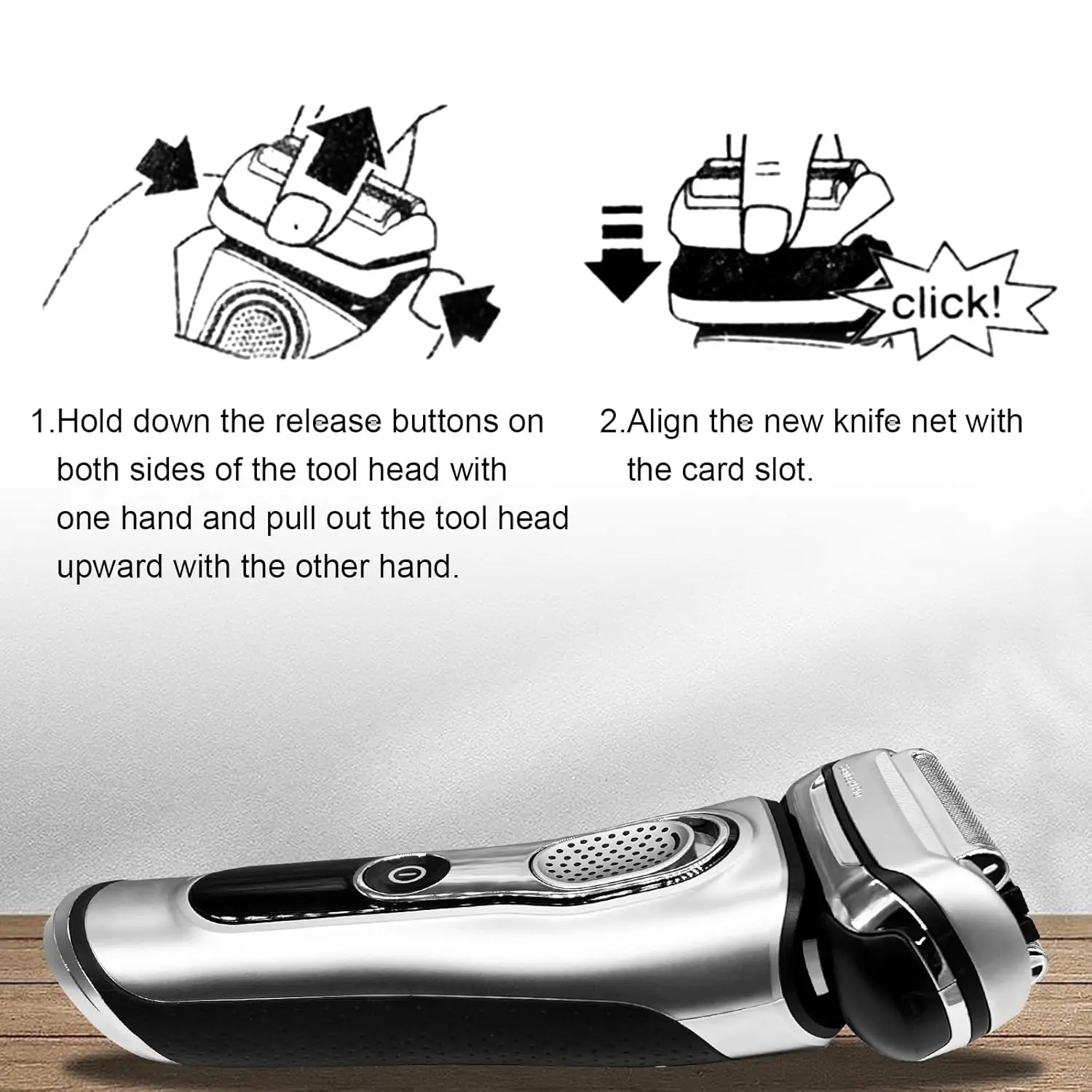 Brangdy 94M Shaver Replacement Head Compatible with Braun Series 9 Pro 9290cc 9370cc 9376cc 9260s 9295cc 9385cc Electric Razors