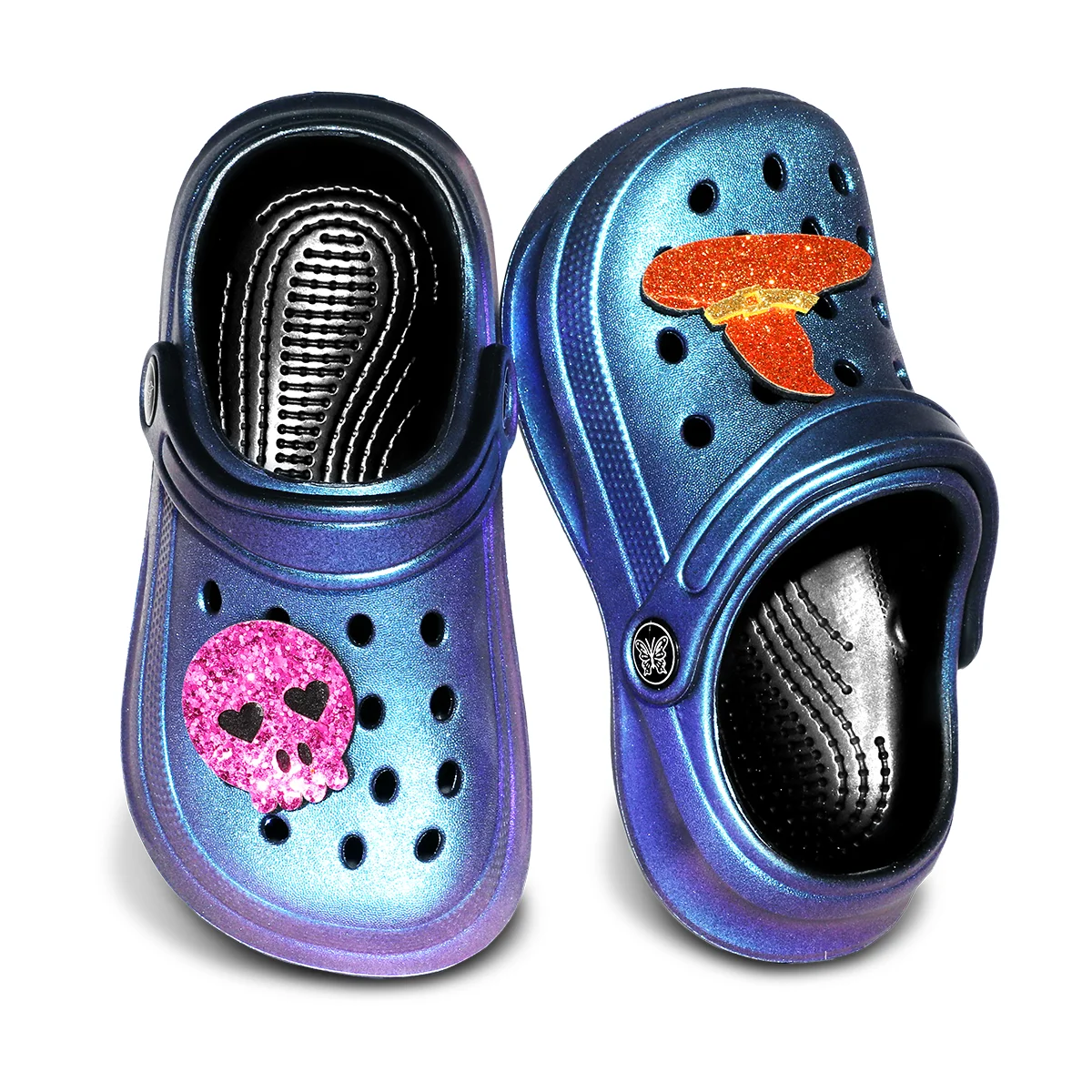 Kids Slip-On Clogs and Mules - Breathable, Waterproof, EVA Garden Shoes with Decorative Chain for Beach and Everyday Wear 168