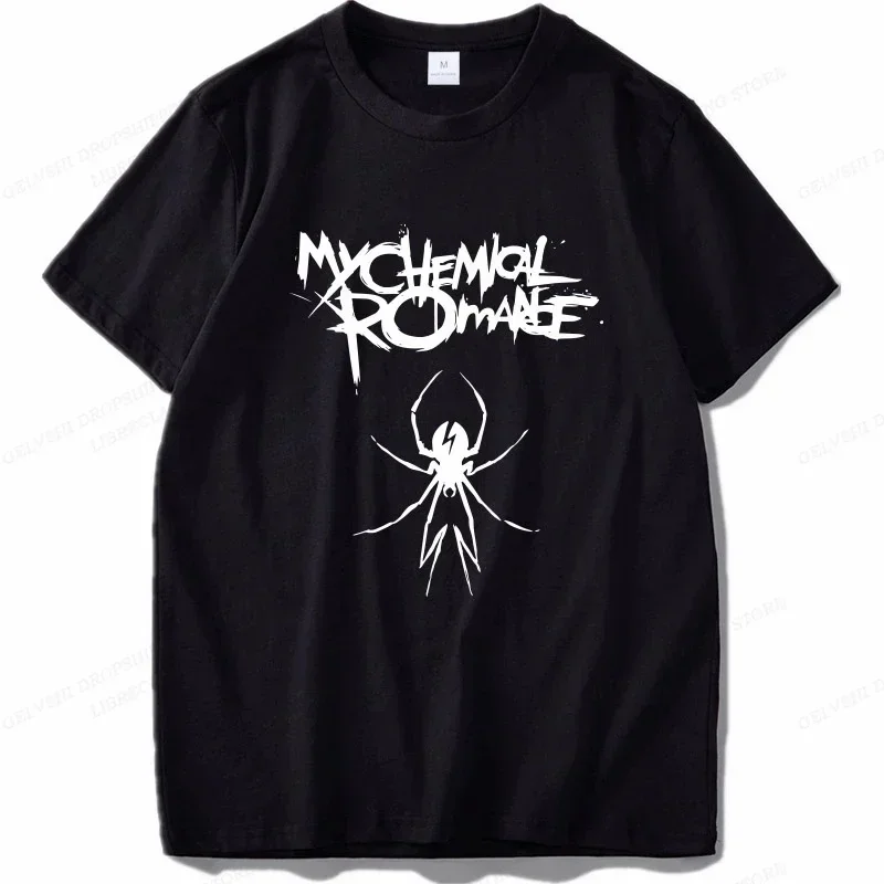 My Chemical Romance T Shirt Women Fashion Cotton T-shirts Cool Hip Hop Men Tshirt Casiual Summer Vintage Anime Unisex Top Tee
