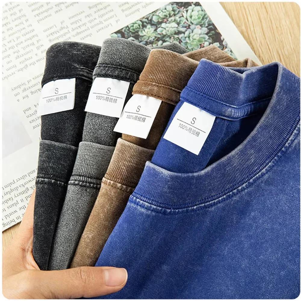 New York Brooklyn Letter Printed Washed T-Shirts Women Cotton Tops Comfortable Distressed O-Neck T Shirts Summer Womans Clothes