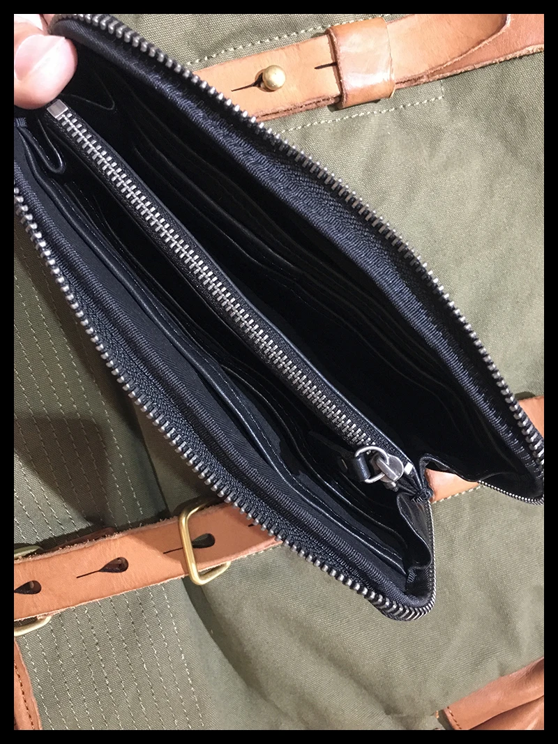 AETOO Locomotive retro long pleated to do old men's first layer cowhide purse hand bag coin purse