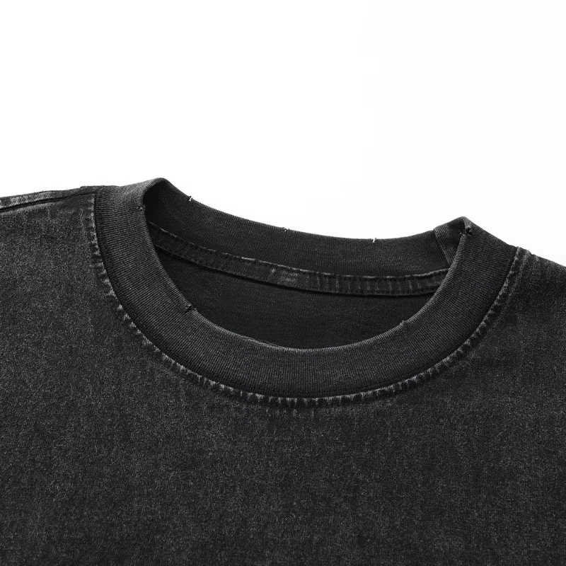 Men 100% Cotton Black Washed Tank Top Sleeveless Dark Knight Graphic Print Casual Streetwear Tee