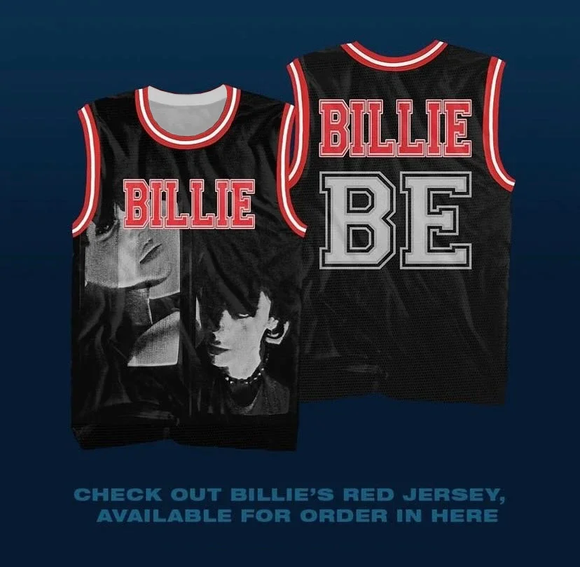 Hip Hop Y2K Streetwear Eilish Hit Me Hard and Soft Tour 2026 America Vintage Basketball Jersey Fans Vest Summer Family Matching