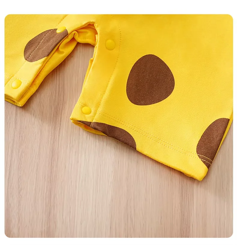 Newborn Baby Unisex Summer Cow Horn Fake Suspender Short Sleeve Spandex Stretch Wrinkle‑Resistant Daily Photo Jumpsuit 0‑18M