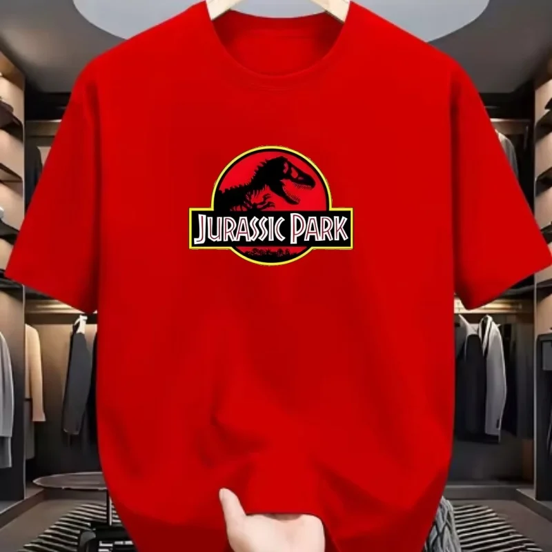 Jurassic Park T-shirt Men and Women Cotton Printed T-shirt Casual Funny Shirt "Jurassic World" Short-sleeved Cool Summer T-shirt