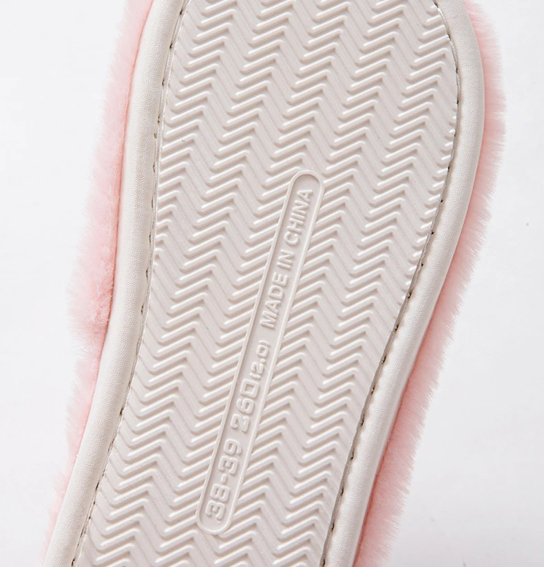 Fluffy Women's Slippers Home Striped Colourful Designer Woman Shoes Flats Autumn Winter Indoor Fuzzy Fur Slides Non-Slip Unisex