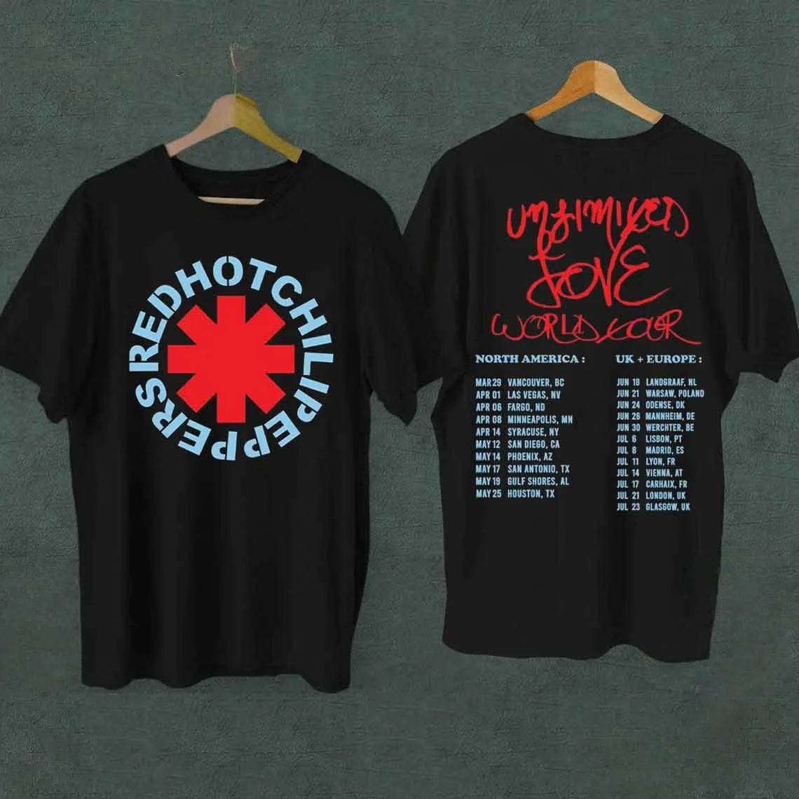 2026 Summer Red Hot Chili Peppers Band Graphic Print T-shirt Summer New Short Sleeves Men Women Cotton Y2K Quality Shirt