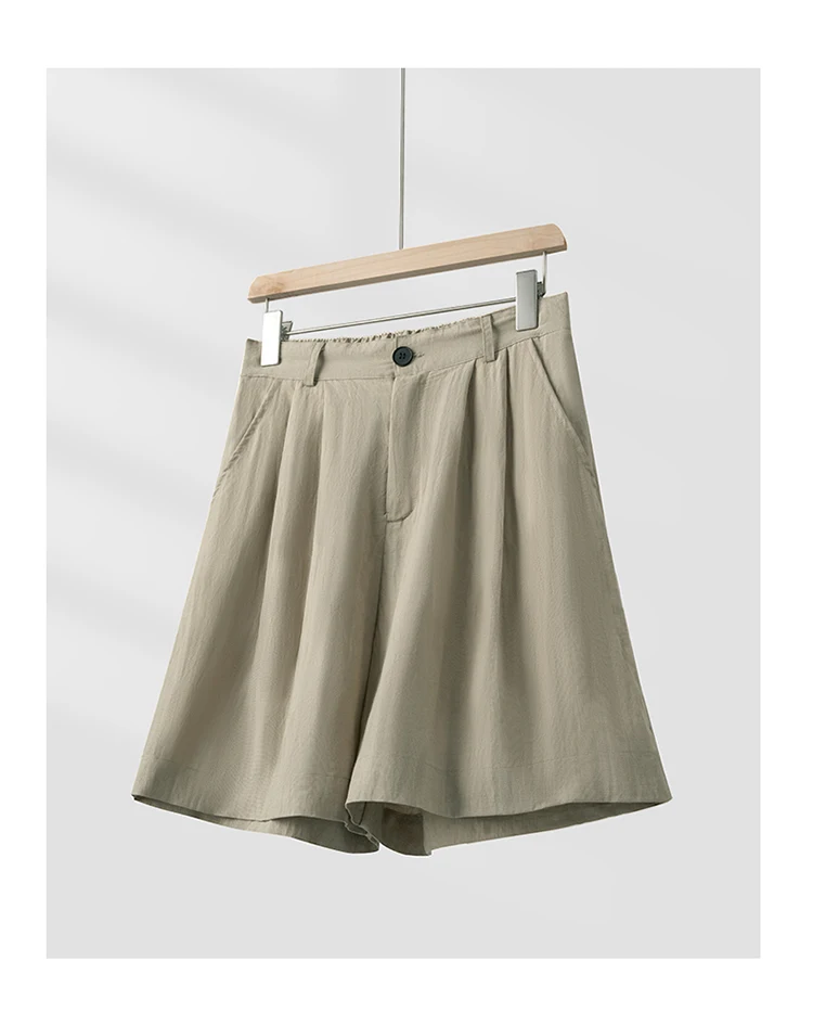 2026 Women's Linen Shorts Y2K, Single Button Zipper Fly Multi Pocket Mini Shorts, Home Leisure Commute Daily Summer Shorts