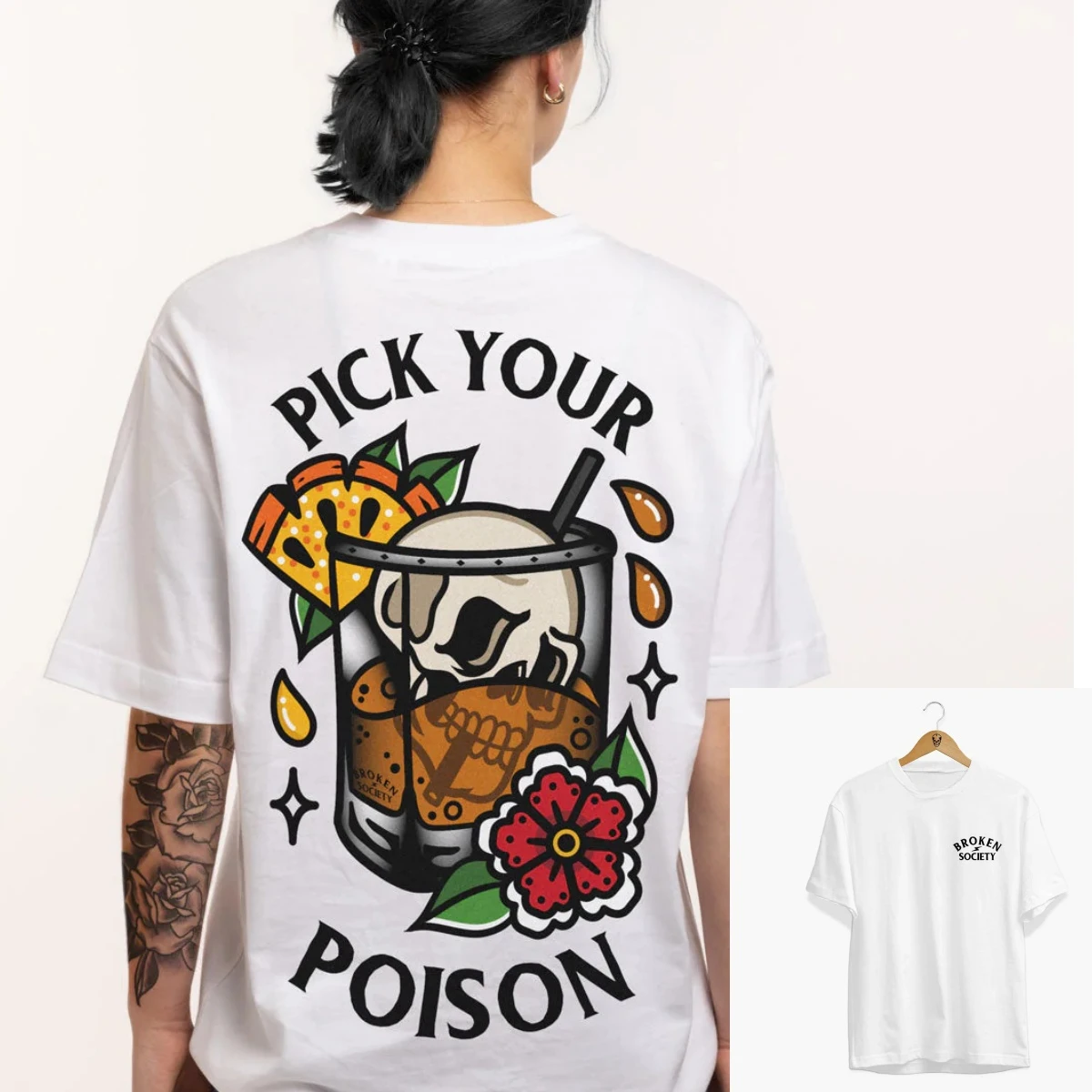 Not Everyone's Cup of Tea Tattoo Art Retro Style Casual T-Shirt Men's and Women's Luxury Brand Top 2026
