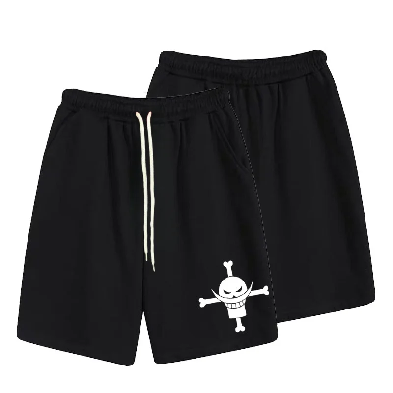 One Piece Anime Casual Men's and Women's Shorts Summer Slightly Elastic High-quality 3D Sports Shorts