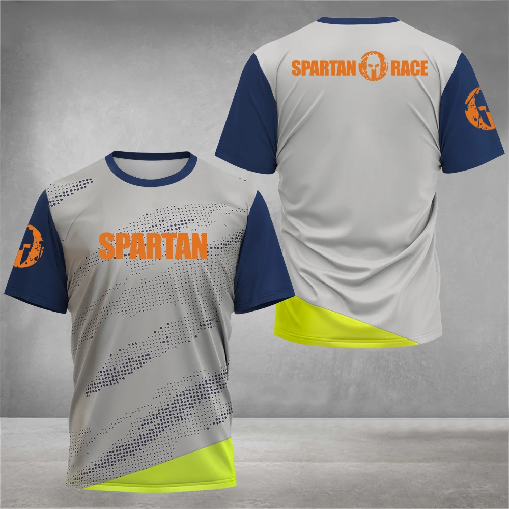 Fluorescent Green Spartan Style Workout T-Shirt Men Women Unisex Fitness Graphic Tee Casual Streetwear Summer outdoor clothing