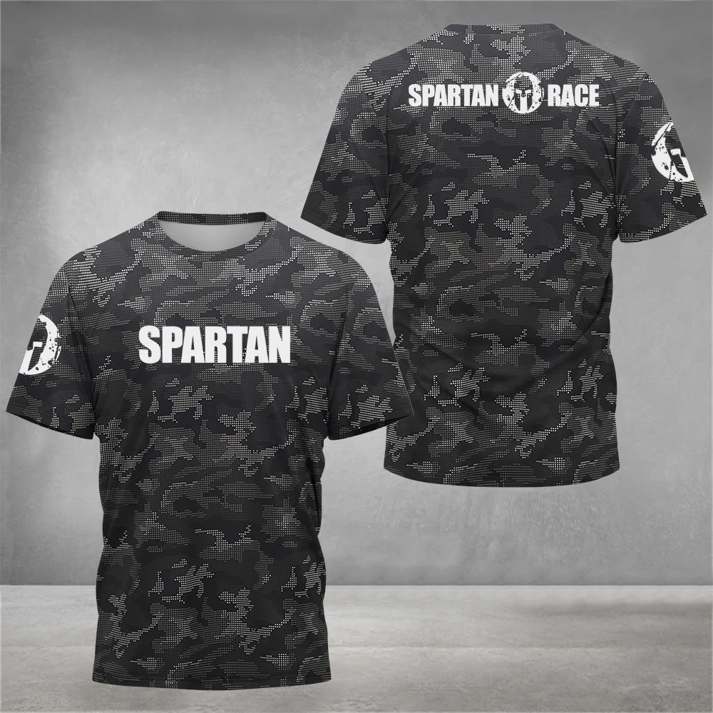 Fluorescent Green Spartan Style Workout T-Shirt Men Women Unisex Fitness Graphic Tee Casual Streetwear Summer outdoor clothing