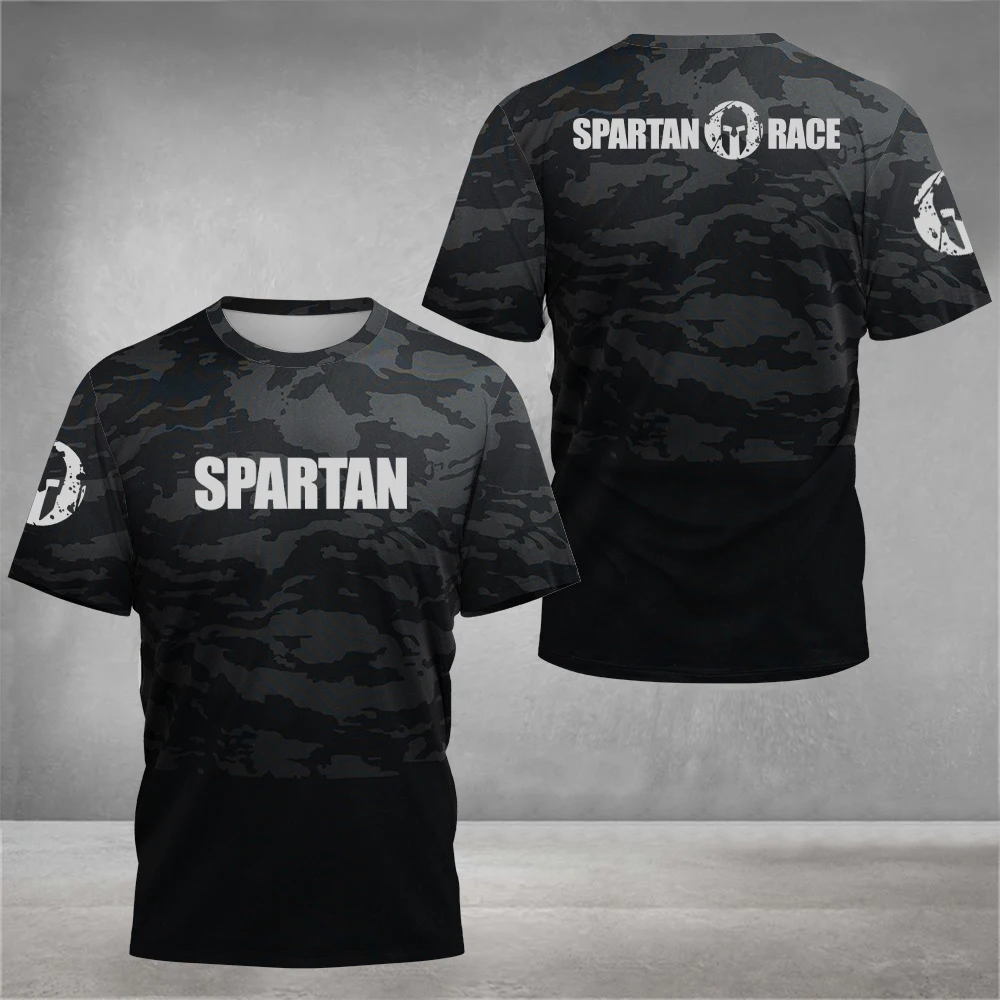 Fluorescent Green Spartan Style Workout T-Shirt Men Women Unisex Fitness Graphic Tee Casual Streetwear Summer outdoor clothing