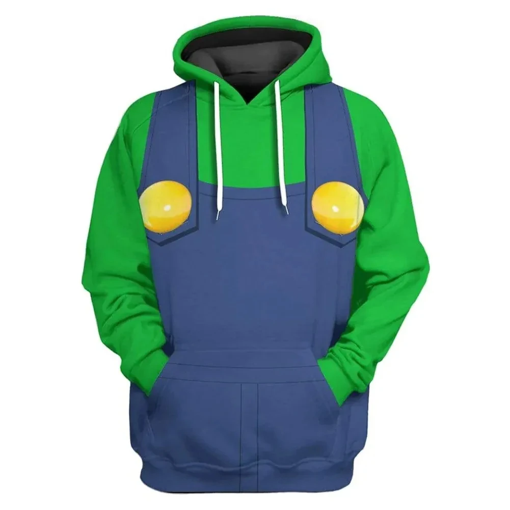 Super Brother Bowser Hoodies Sweatshirt Cartoon Bowser 3D Print Hoodie Men Women Fashion Hoodies Oversized Sweatshirt Sudaderas