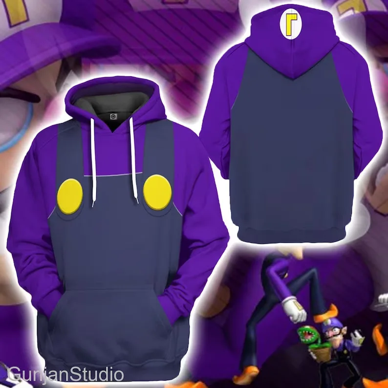 Super Brother Bowser Hoodies Sweatshirt Cartoon Bowser 3D Print Hoodie Men Women Fashion Hoodies Oversized Sweatshirt Sudaderas