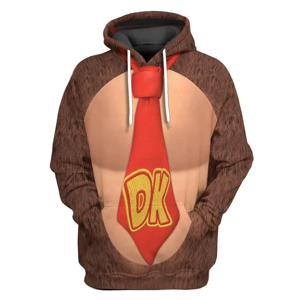Super Brother Bowser Hoodies Sweatshirt Cartoon Bowser 3D Print Hoodie Men Women Fashion Hoodies Oversized Sweatshirt Sudaderas