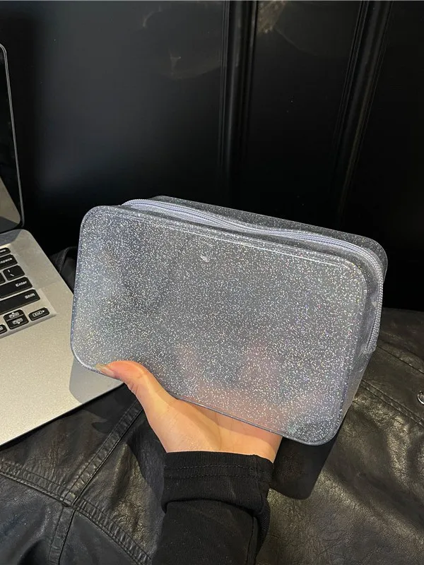 MIYIN NewPortable Cosmetic Waterproof Bag PVC Fashion Transparent Travel Bags Large Capacity Toiletry Bag