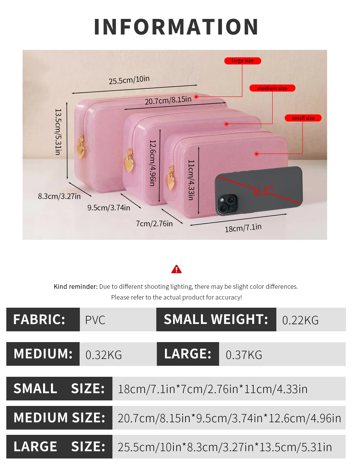 MIYIN NewPortable Cosmetic Waterproof Bag PVC Fashion Transparent Travel Bags Large Capacity Toiletry Bag