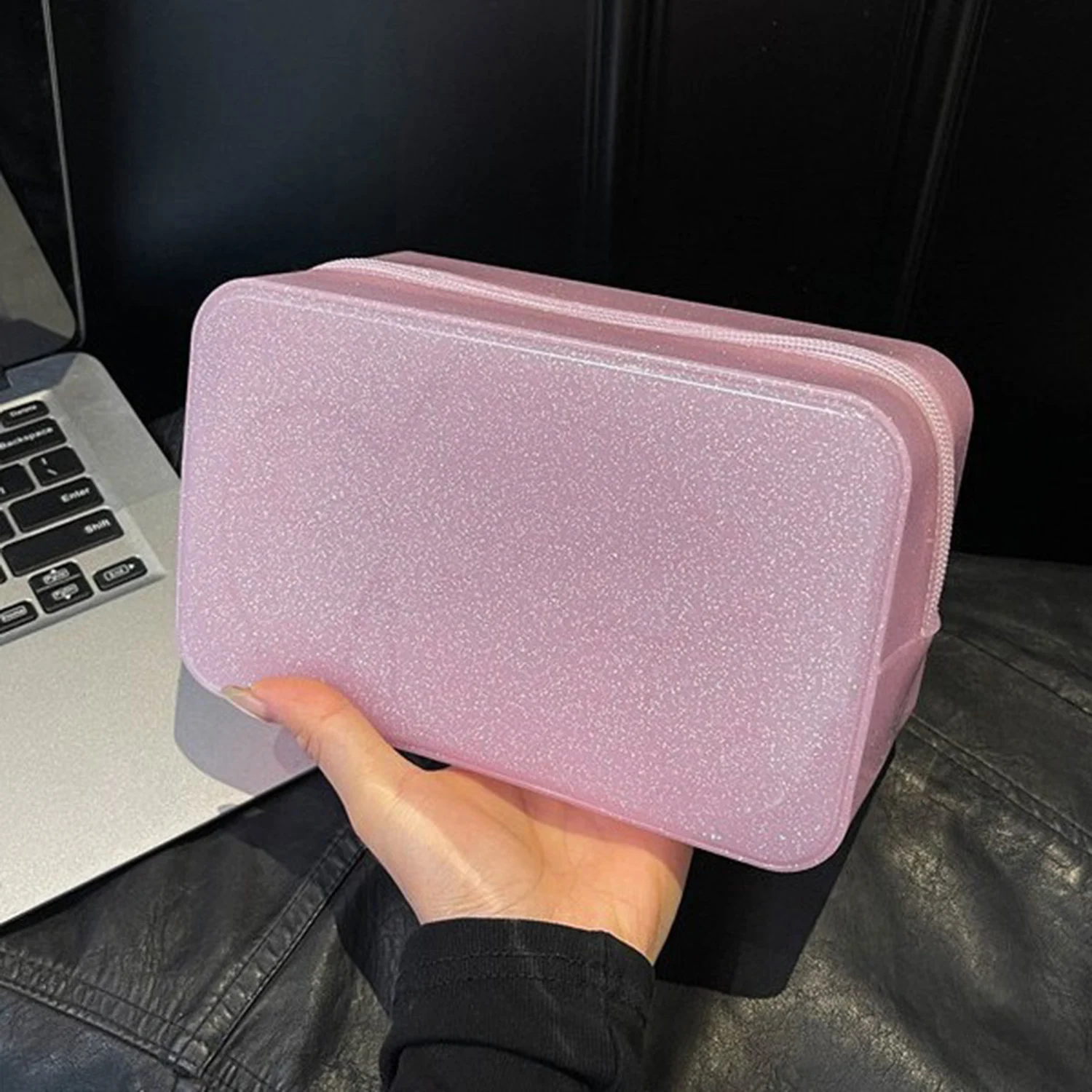 MIYIN NewPortable Cosmetic Waterproof Bag PVC Fashion Transparent Travel Bags Large Capacity Toiletry Bag