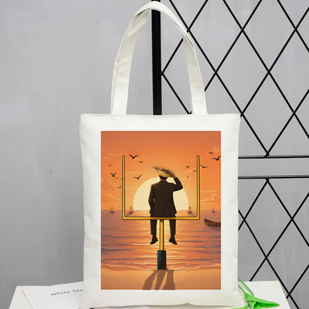 Bad Bunny tote bag einkaufstasche personnalisable foldable reusable shoulder femme