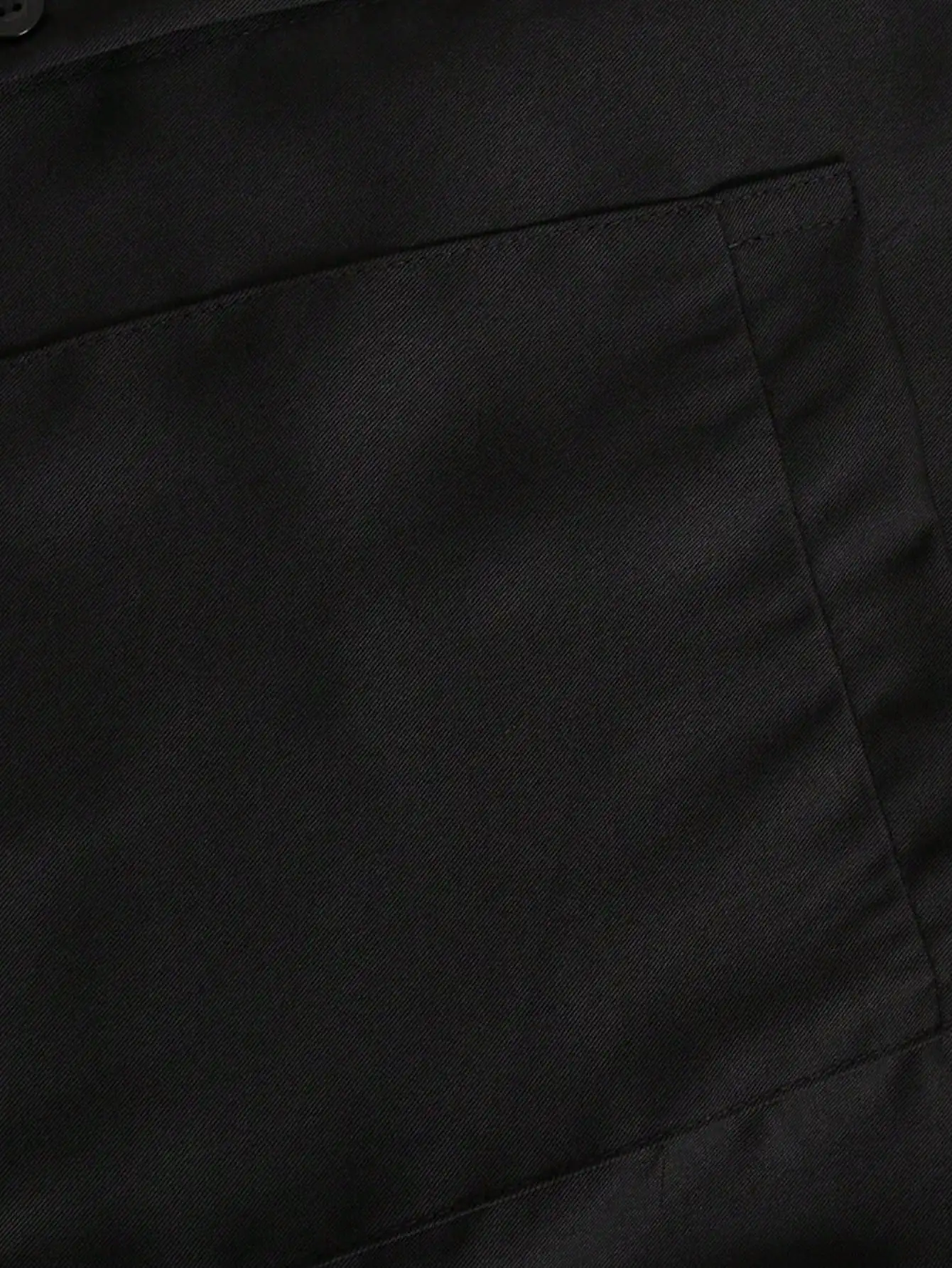 HH Womens Minimalist Black Stand Collar Shirt Oversized Long Sleeve Button Up Office Workwear Business Casual Daily Clothing