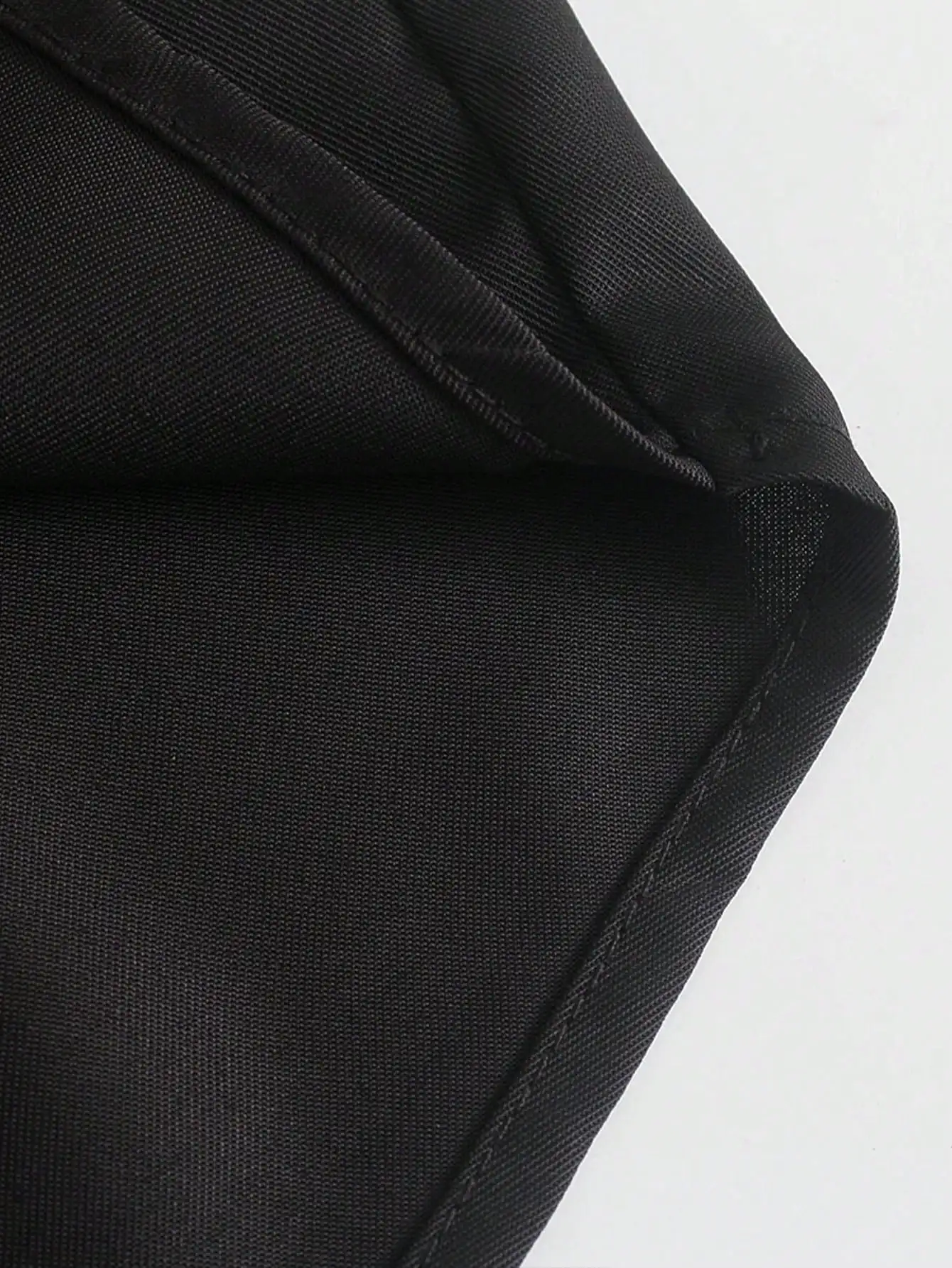 HH Womens Minimalist Black Stand Collar Shirt Oversized Long Sleeve Button Up Office Workwear Business Casual Daily Clothing