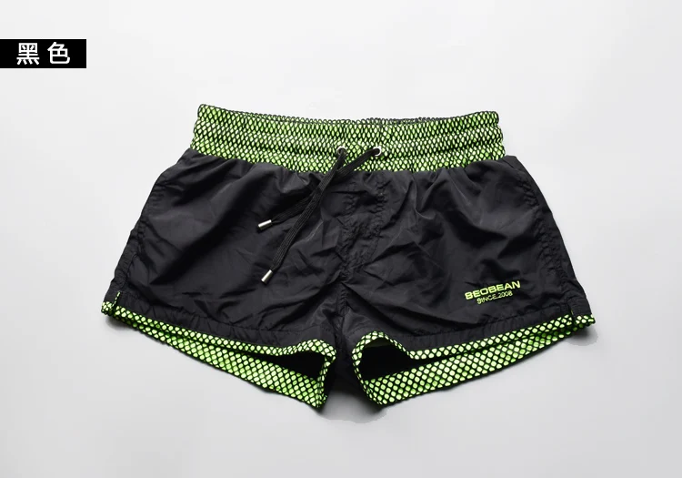 SEOBEAN Men's Quick Dry Swim Shorts Low Waist Beach Board Shorts Casual Sports Running Trunks
