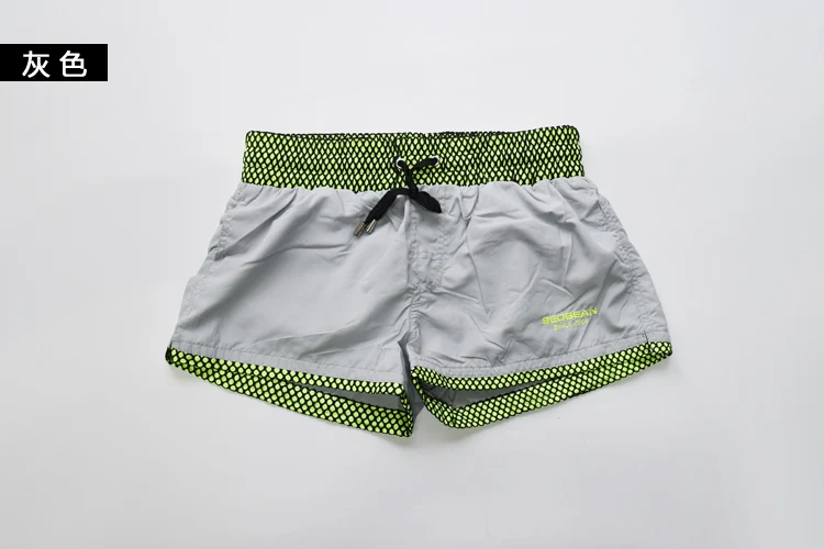 SEOBEAN Men's Quick Dry Swim Shorts Low Waist Beach Board Shorts Casual Sports Running Trunks