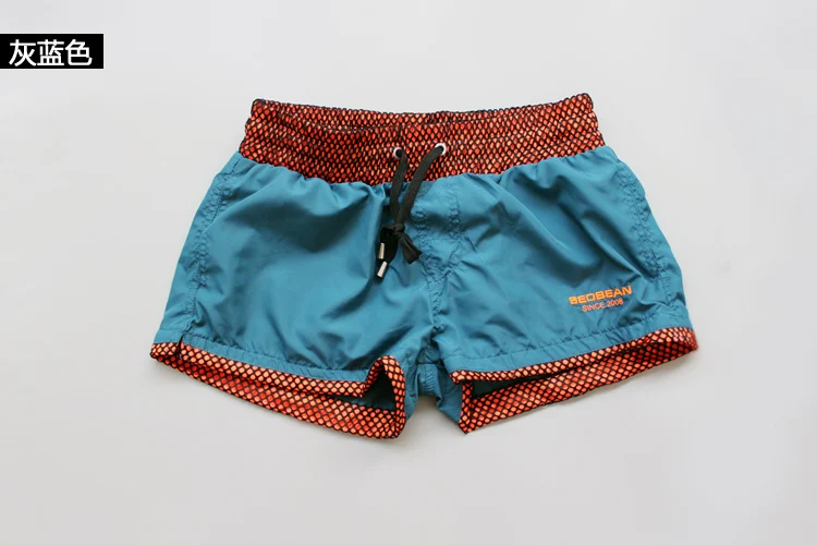 SEOBEAN Men's Quick Dry Swim Shorts Low Waist Beach Board Shorts Casual Sports Running Trunks