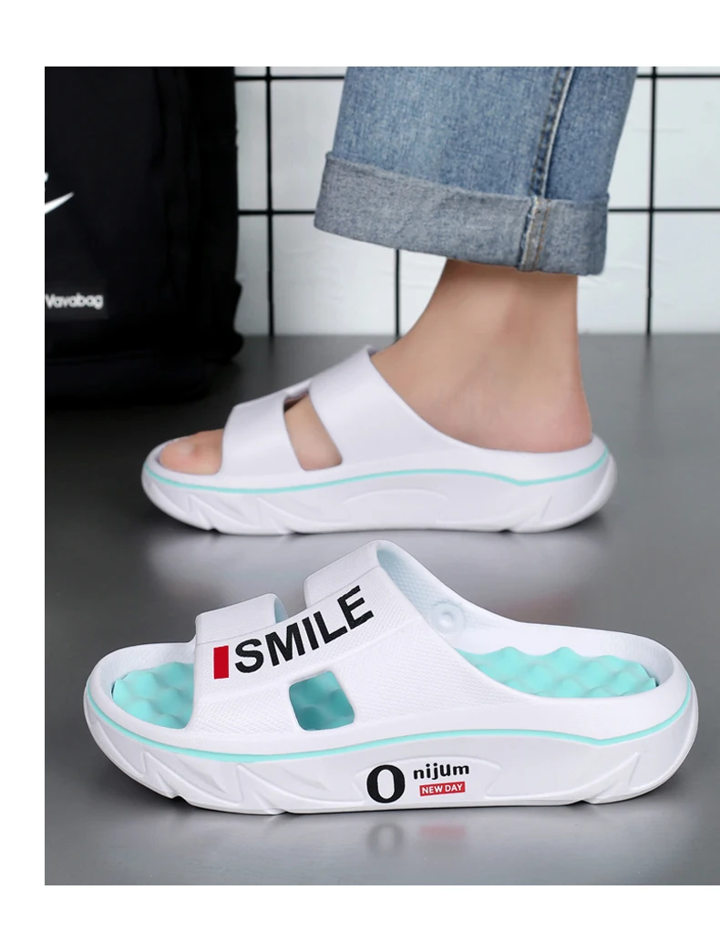 Men Slippers EVA Lightweight Indoor Beach Unisex Non Slip High Quality Women Sandals Comfortable Cute Luxury Couple Summer Brand