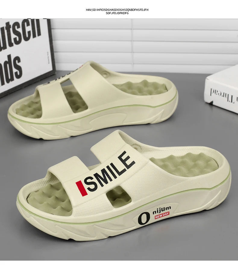 Men Slippers EVA Lightweight Indoor Beach Unisex Non Slip High Quality Women Sandals Comfortable Cute Luxury Couple Summer Brand