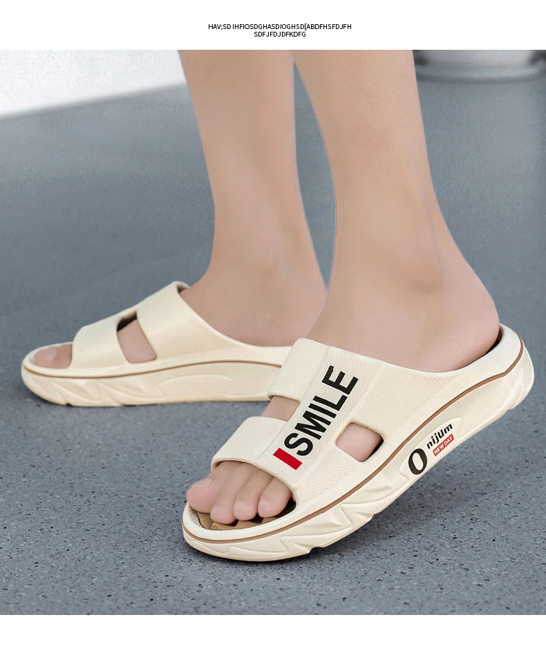 Men Slippers EVA Lightweight Indoor Beach Unisex Non Slip High Quality Women Sandals Comfortable Cute Luxury Couple Summer Brand