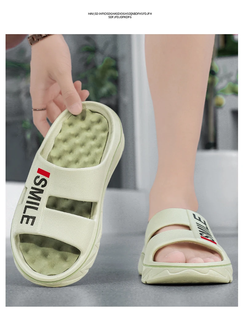 Men Slippers EVA Lightweight Indoor Beach Unisex Non Slip High Quality Women Sandals Comfortable Cute Luxury Couple Summer Brand