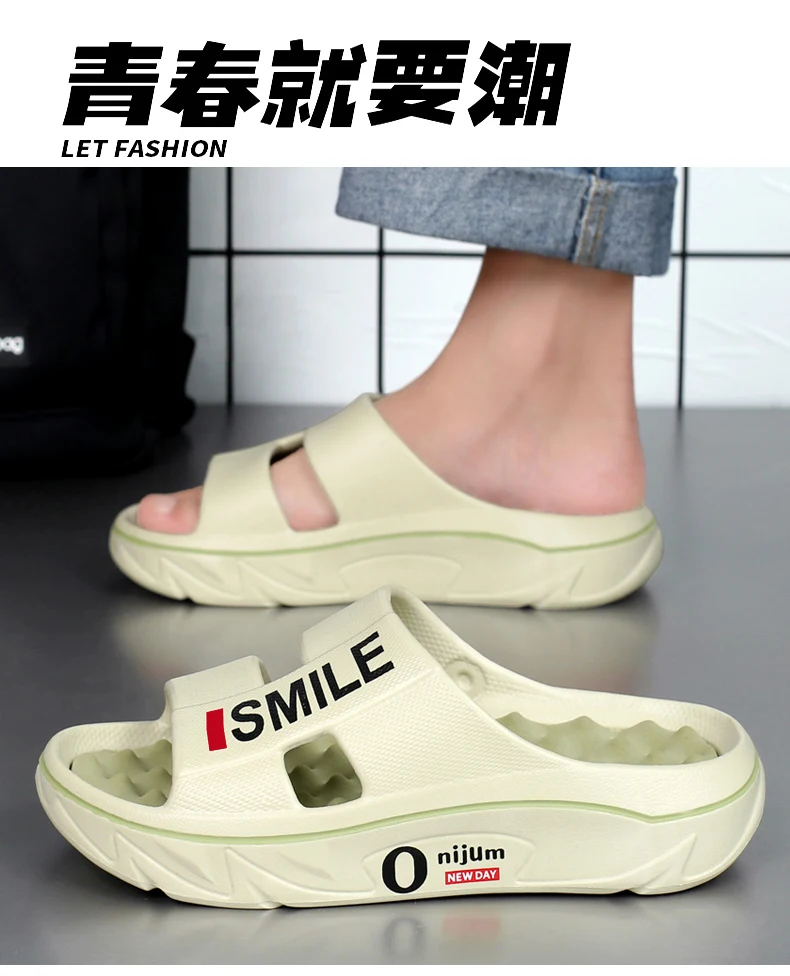 Men Slippers EVA Lightweight Indoor Beach Unisex Non Slip High Quality Women Sandals Comfortable Cute Luxury Couple Summer Brand