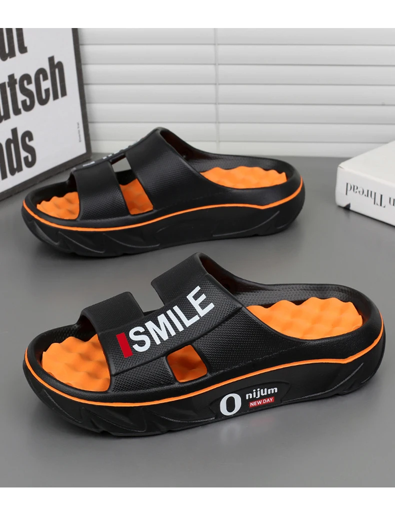 Men Slippers EVA Lightweight Indoor Beach Unisex Non Slip High Quality Women Sandals Comfortable Cute Luxury Couple Summer Brand