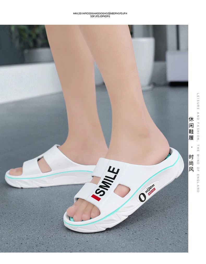 Men Slippers EVA Lightweight Indoor Beach Unisex Non Slip High Quality Women Sandals Comfortable Cute Luxury Couple Summer Brand