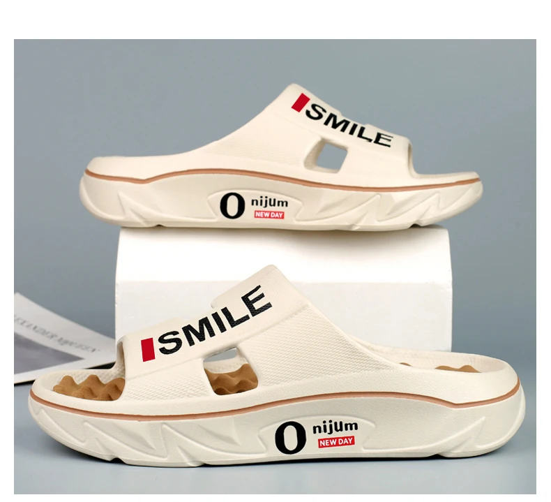 Men Slippers EVA Lightweight Indoor Beach Unisex Non Slip High Quality Women Sandals Comfortable Cute Luxury Couple Summer Brand
