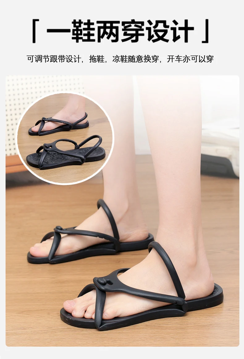 Upgraded Foldable Travel Slippers Unisex EVA Flip Flops Hotel Non Slip Bathroom Indoor Outdoor Portable Lightweight Comfortable