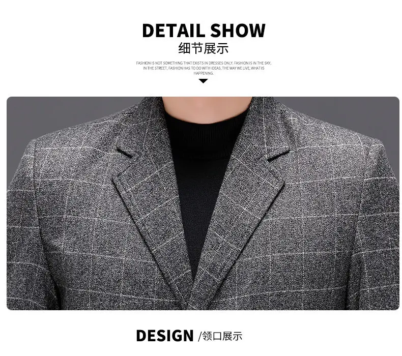 Blazer Fashionable Outdoor Travel Camping Youthful Wedding Versatile Host for Campus Leisure Korean Style Checkered Men's Blazer