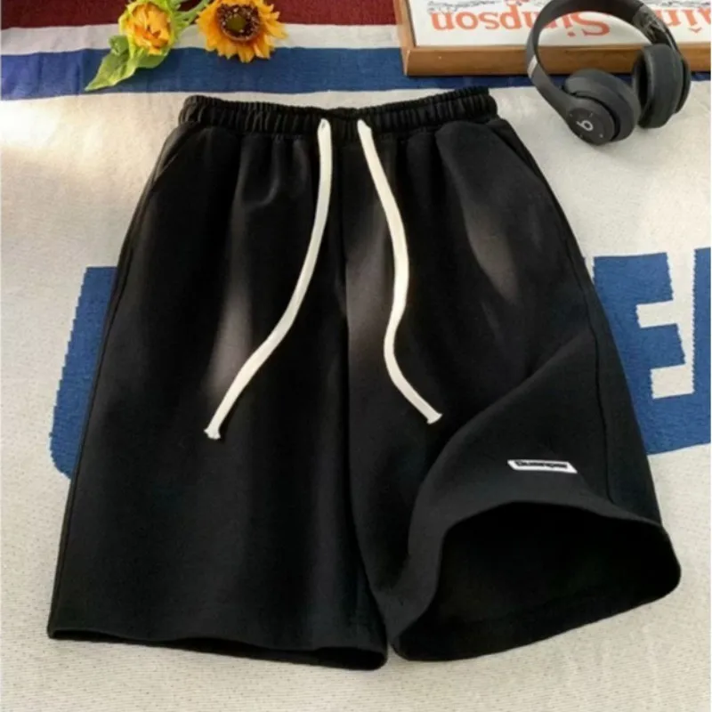 ใ M-8XLใ2026 Summer Unisex Shorts Two-Tone Elastic Drawstring Waist Casual Loose Breathable Beach Shorts for Men Women