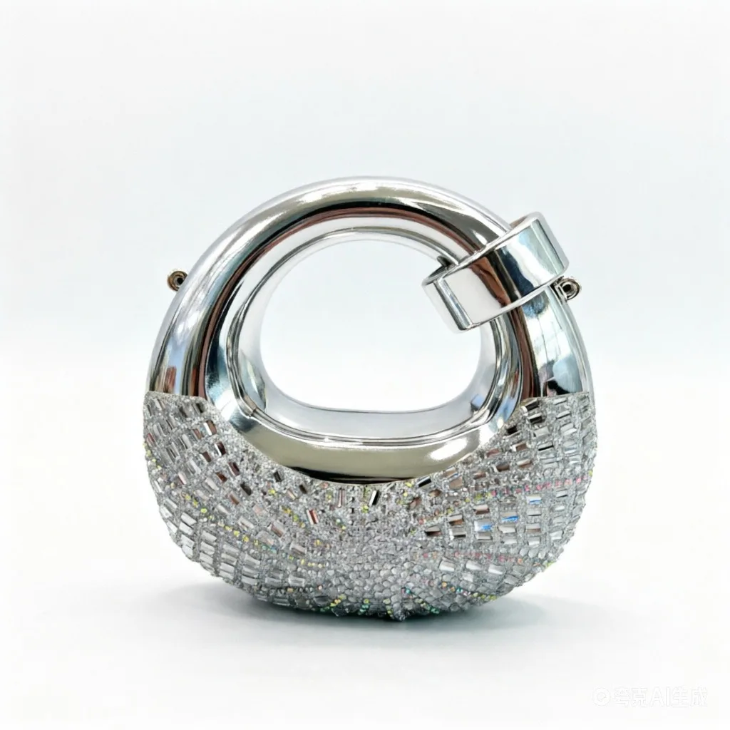 Mini Golden Evening Bag Purses and Handbags Luxury Designer Shoulder Bags Diamond Party Wedding Round Acrylic Clutch Purse Ins