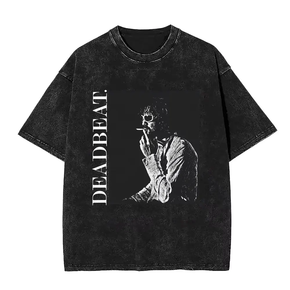 Washed Vintage Pop Rock Band Tame Impala Currents Graphic Print T Shirt Men's Women Casual Cotton Oversized Short Sleeve T-shirt