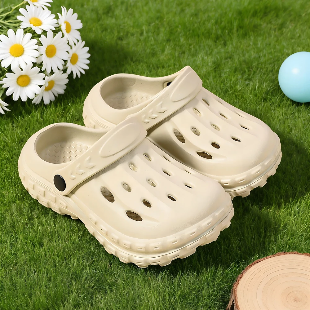 Summer Non-slip Clogs Slippers Garden Shoes Cartoon Child Baby Sandals Summer Kids Slippers High Quality Beach Kids Sandals