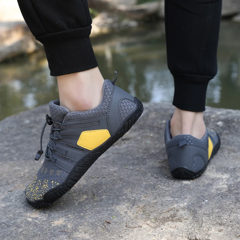 FANCYLEE Women Barefoot Shoes Wide Toe Box Minimalist Trail Running Sneakers Ladies Quick-Dry Aqua Water Shoe Plus Size Non-slip