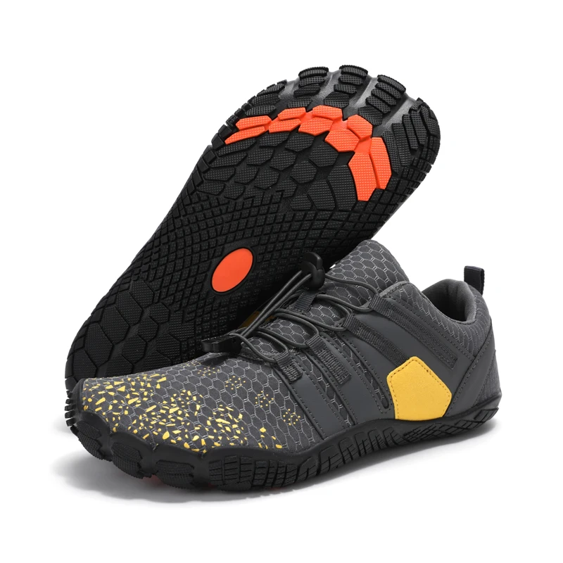FANCYLEE Women Barefoot Shoes Wide Toe Box Minimalist Trail Running Sneakers Ladies Quick-Dry Aqua Water Shoe Plus Size Non-slip