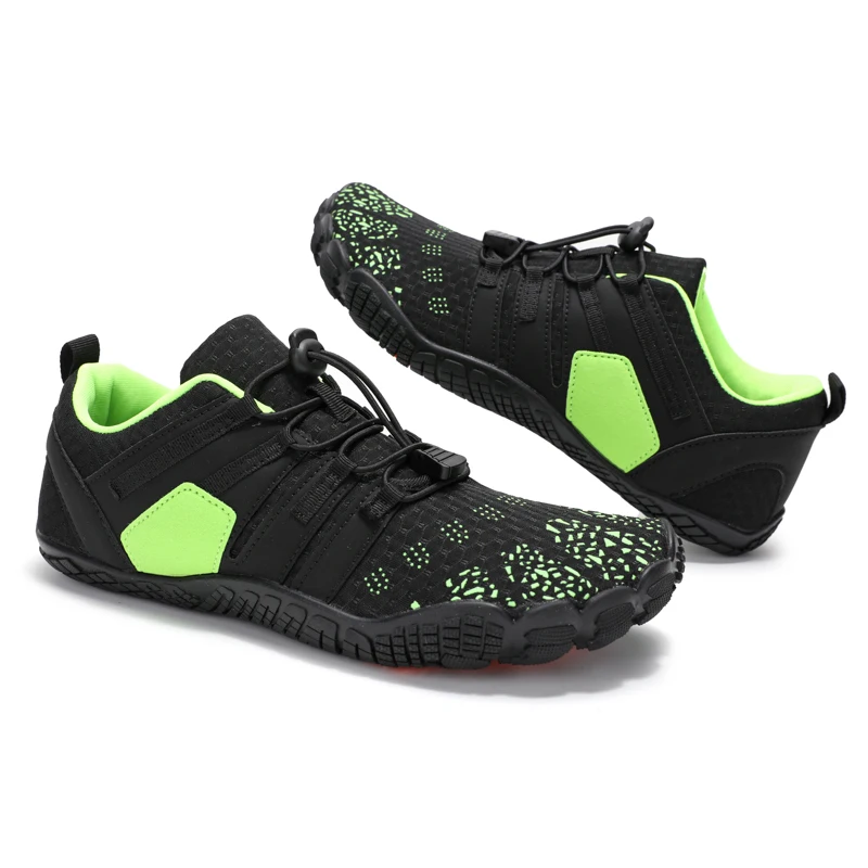 FANCYLEE Women Barefoot Shoes Wide Toe Box Minimalist Trail Running Sneakers Ladies Quick-Dry Aqua Water Shoe Plus Size Non-slip